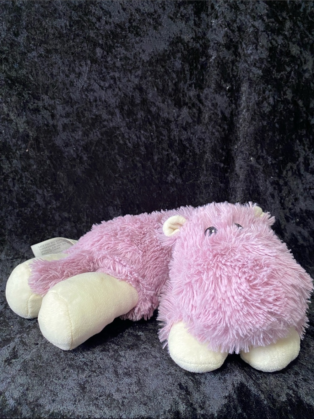 Warmies lavender Hippo Cuddly Stuffed Animal